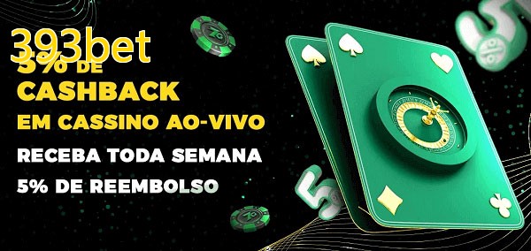Promoções do cassino ao Vivo 393bet